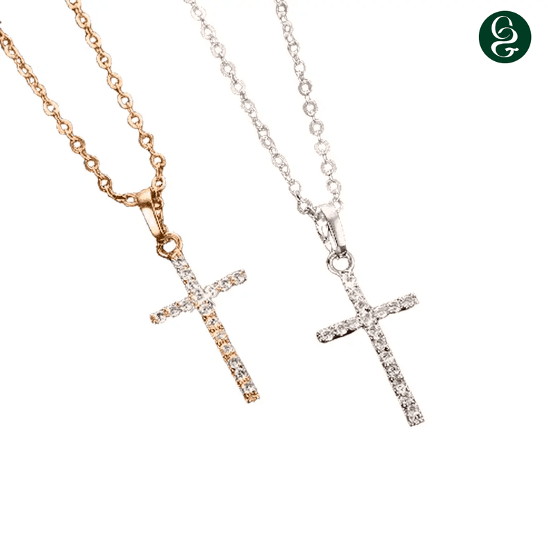 Colar Cruz Cravejada - Feito para você, Devota & Devoto