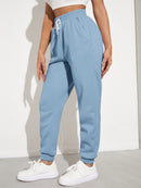 Calça Moletom Basic com Cordão