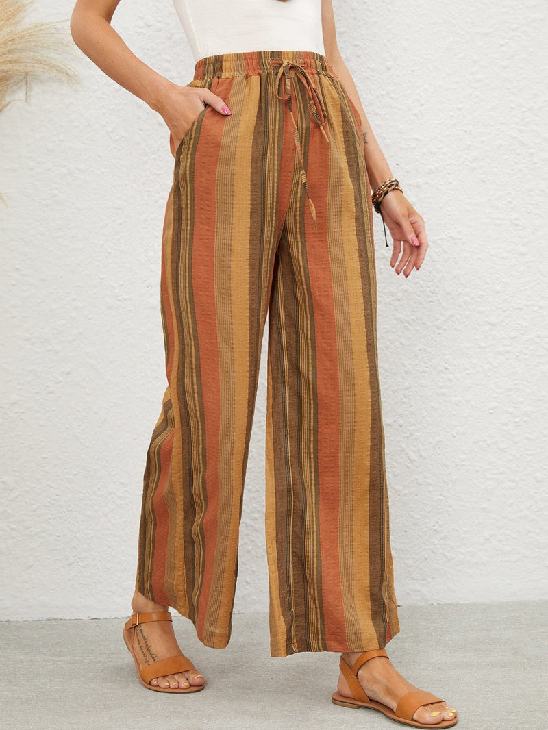 Calça Boho Listrada