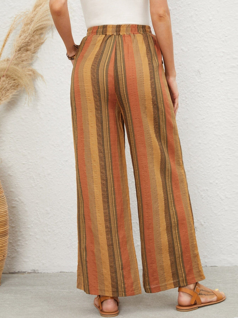 Calça Boho Listrada