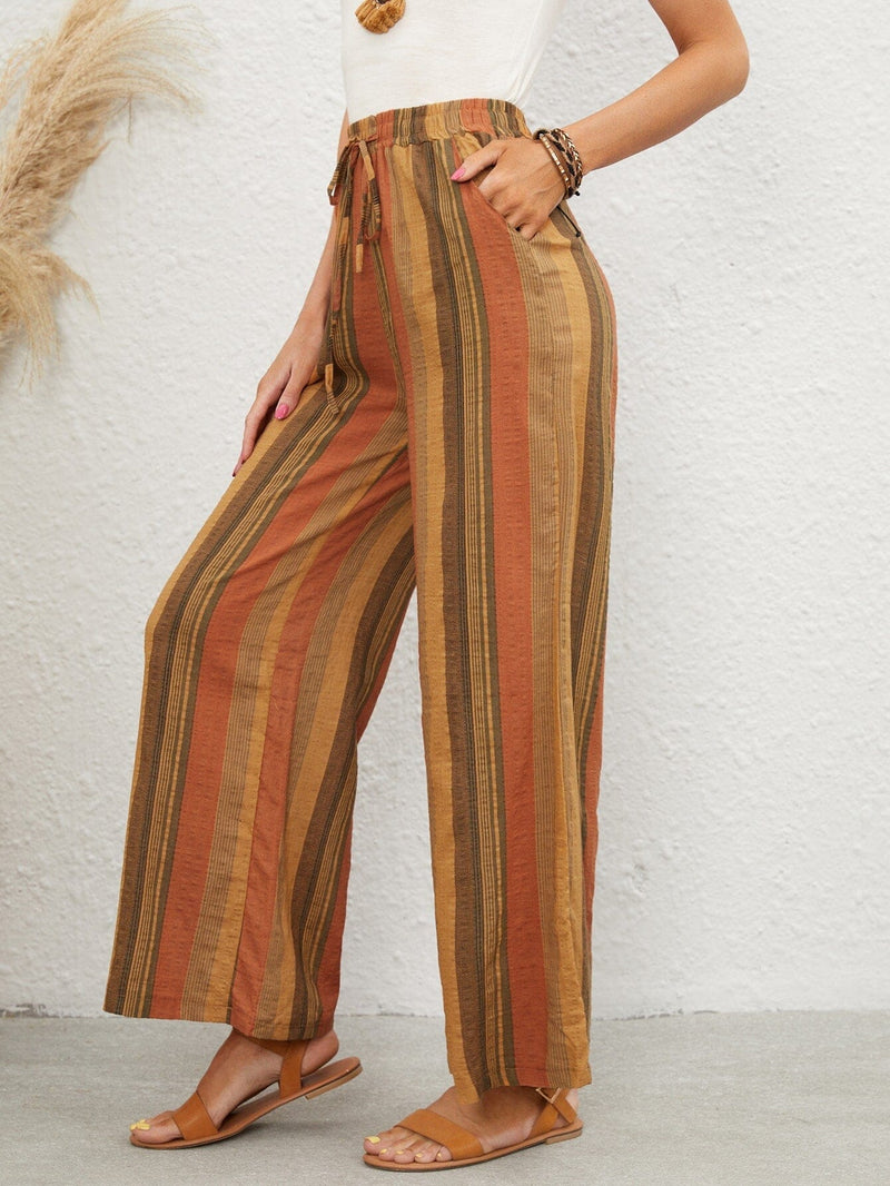 Calça Boho Listrada
