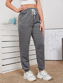 Calça Moletom Basic com Cordão