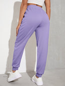 Calça Moletom Basic com Cordão