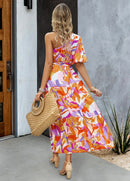 Vestido Alongado Ombro Só Amarração