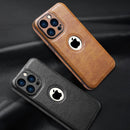 Capa de Couro Luxo para  iPhone