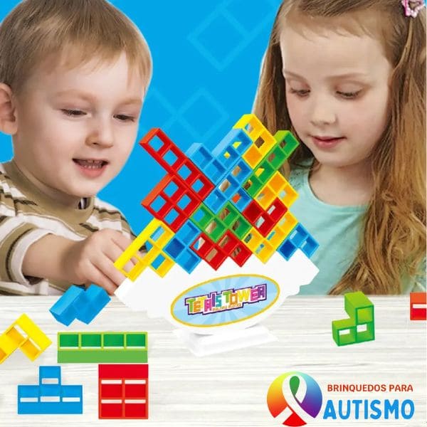 Jogo Torre de Equilíbrio Tetris Educativo