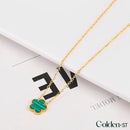 Colar Trevo Alhambra Golden Banhado em Ouro 18K