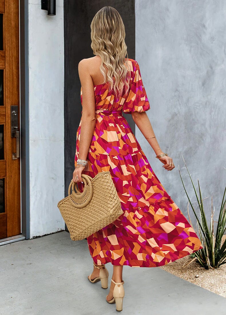 Vestido Alongado Ombro Só Amarração