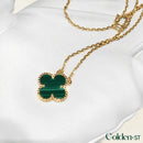 Colar Trevo Alhambra Golden Banhado em Ouro 18K