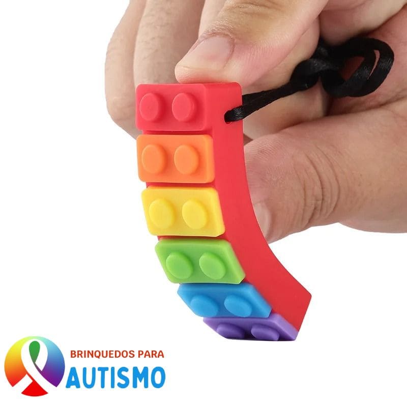 Colar Mordedor Sensorial Para Autismo