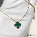 Colar Trevo Alhambra Golden Banhado em Ouro 18K