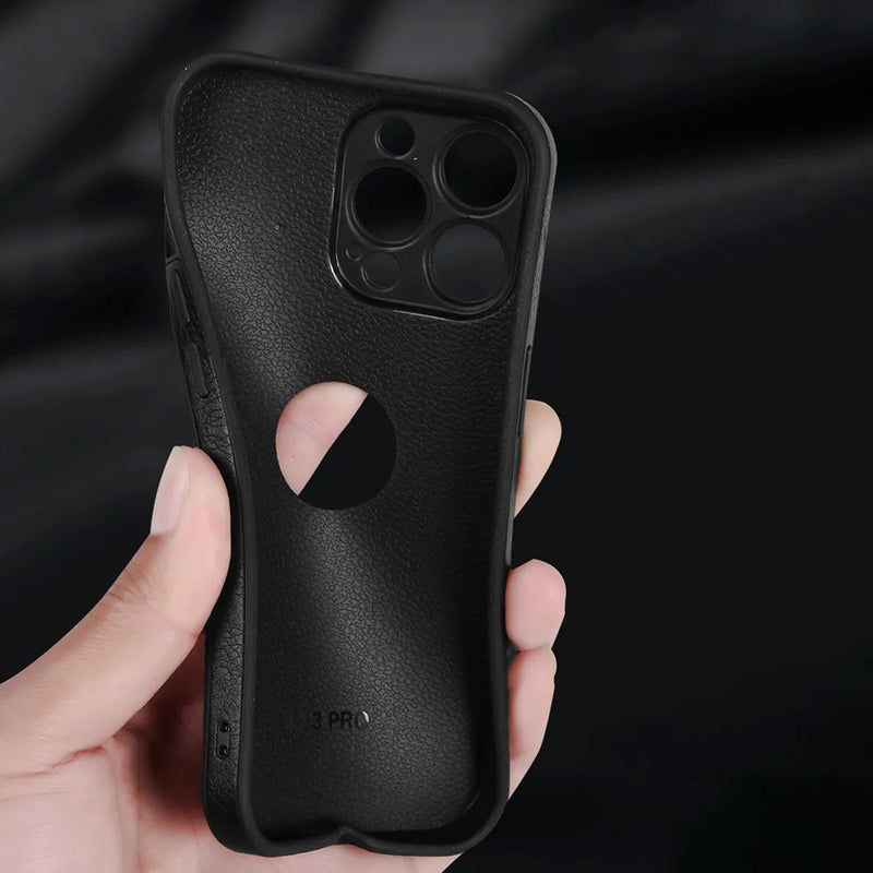 Capa de Couro Luxo para  iPhone