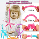 Girafinhas Criativas Estica e Gruda Com Luz De LED