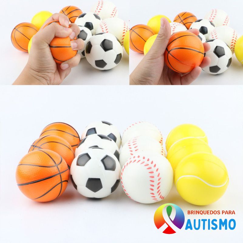 Bolinhas Anti Stresse - 6 Peças