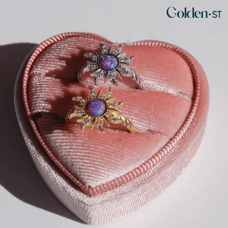 Anel Giratório Sol da Rapunzel