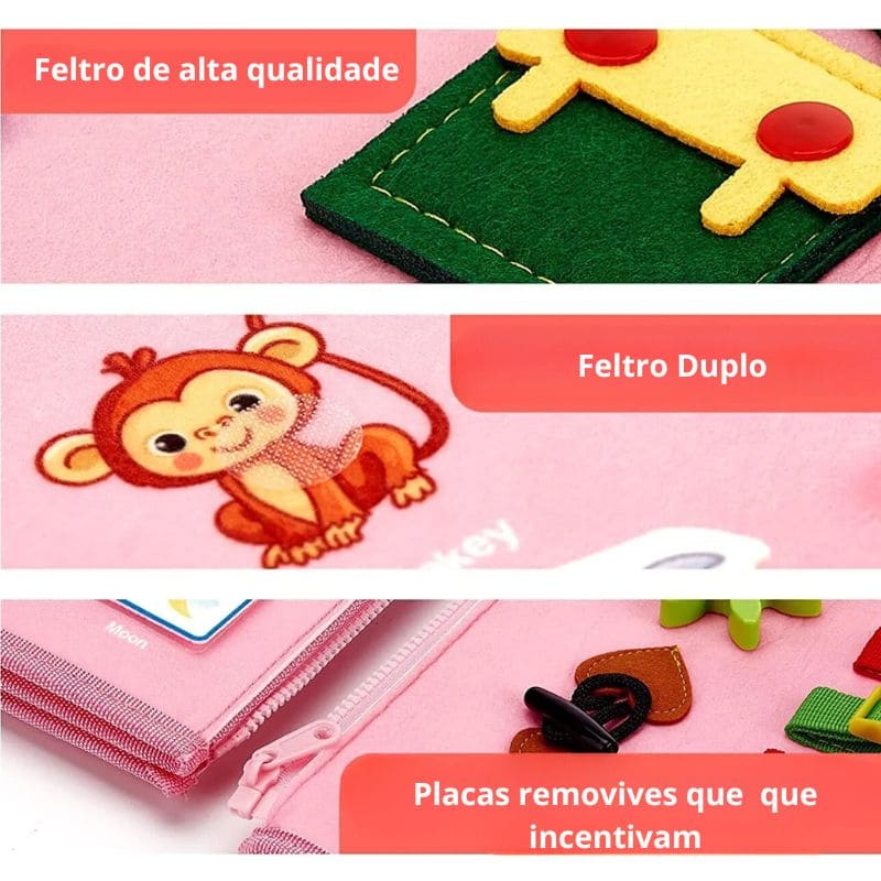 Maleta Educativa Montessori Alfabeto e Números