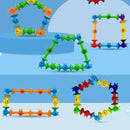 Brinquedo de Construção Com Ventosa Educativo