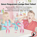 Girafinhas Criativas Estica e Gruda Com Luz De LED