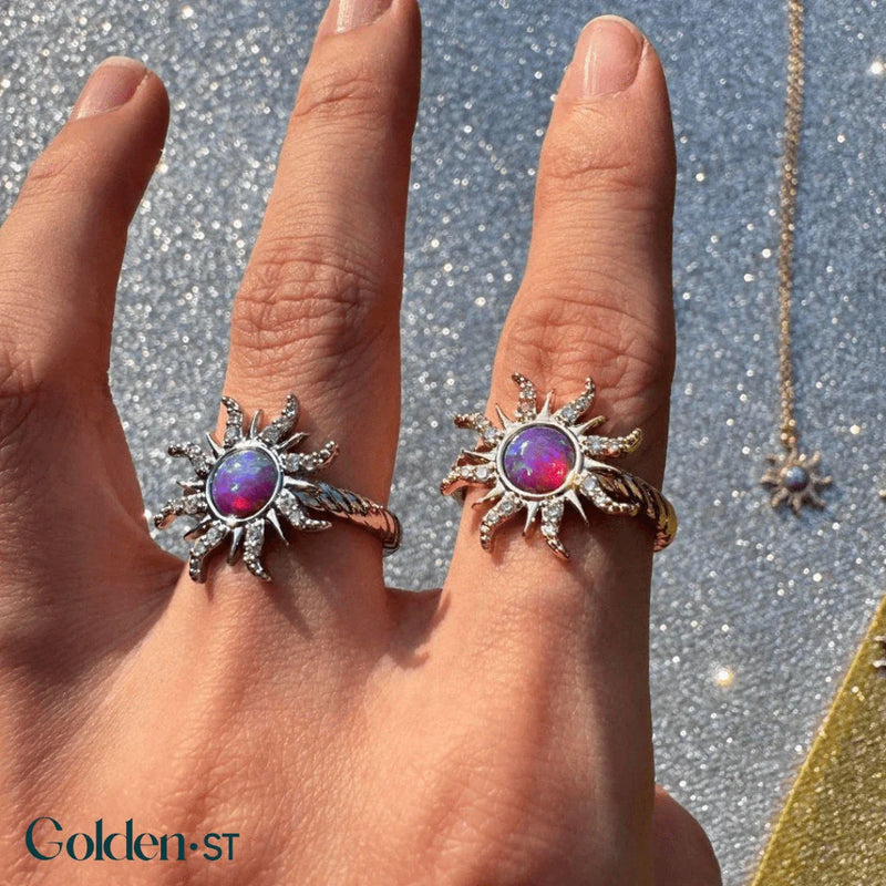 Anel Giratório Sol da Rapunzel