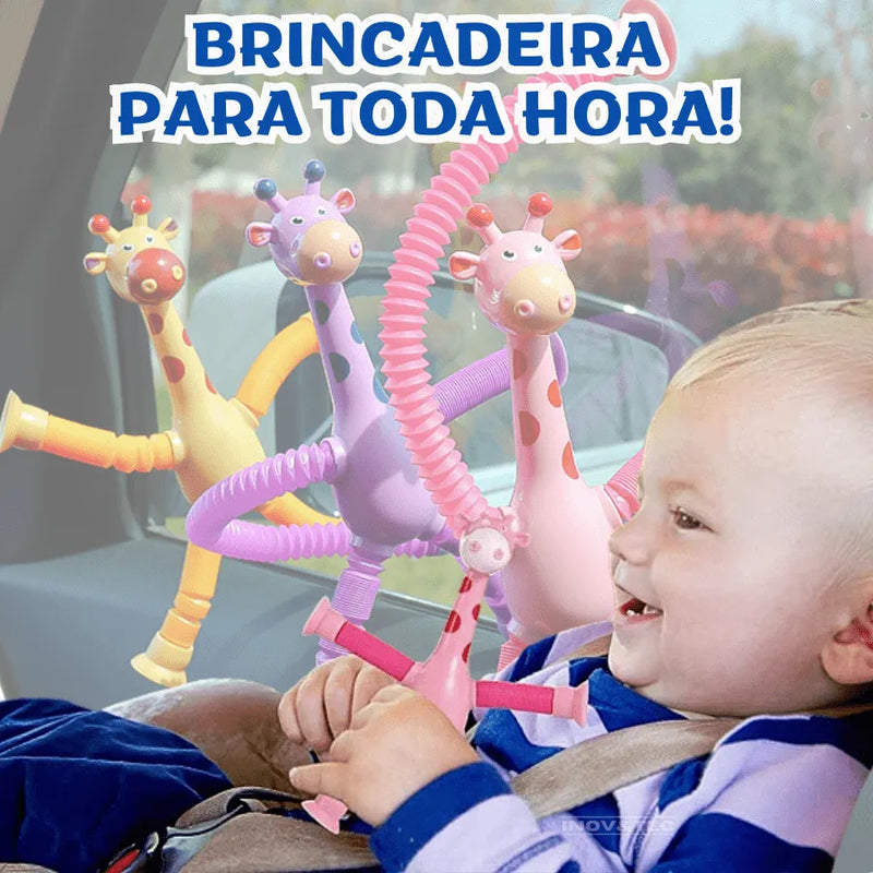 Girafinhas Criativas Estica e Gruda Com Luz De LED