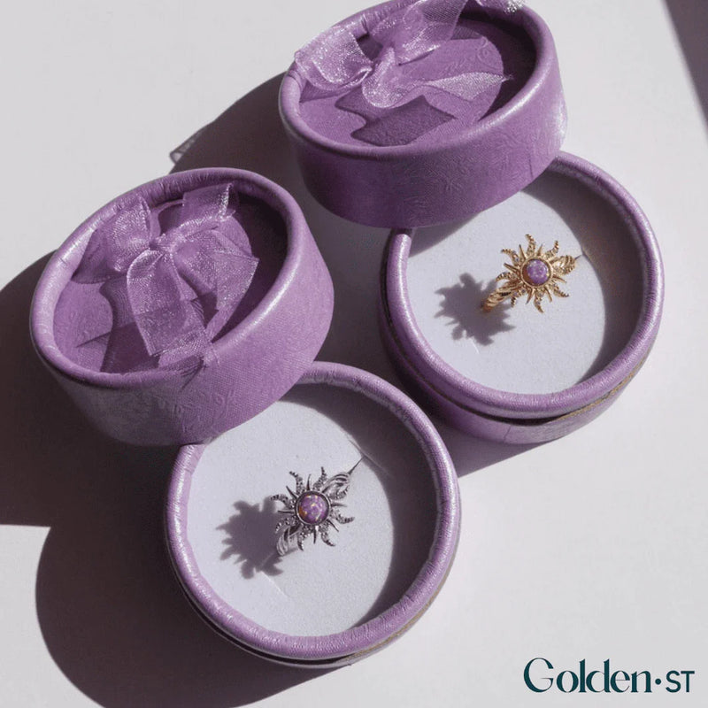 Anel Giratório Sol da Rapunzel