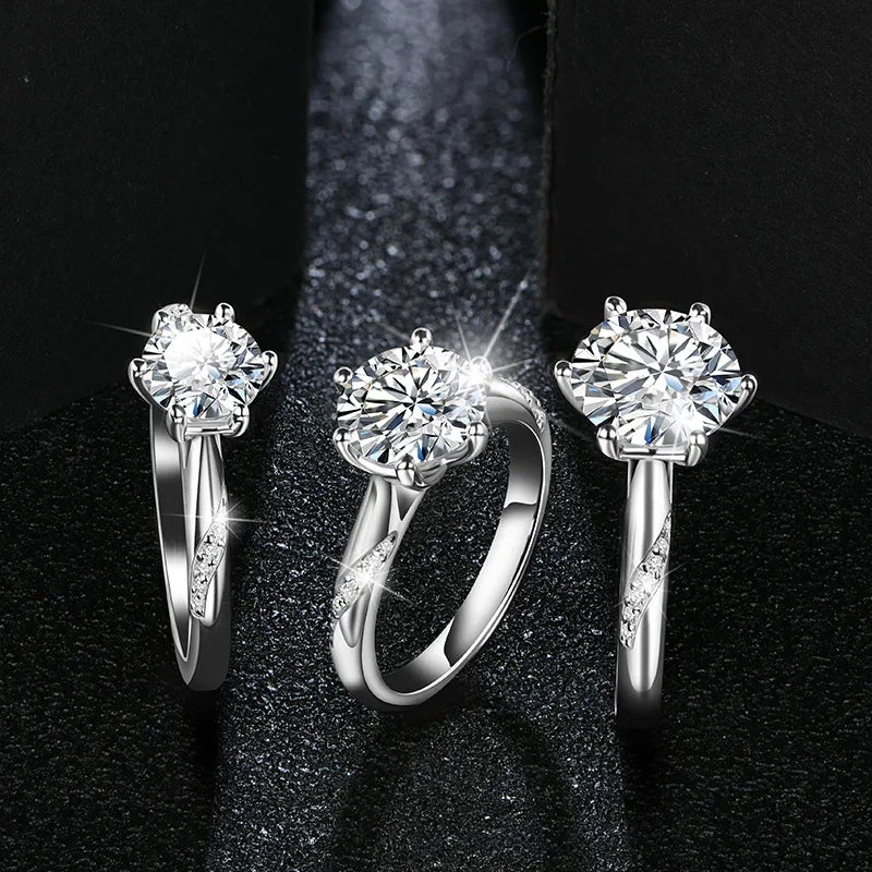 Anel Noivado Banhado a Ouro Branco