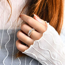 Anel Moissanite  Ouro 14k