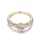 Anel Moissanite  Ouro 14k