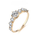 Anel Moissanite  Ouro 14k