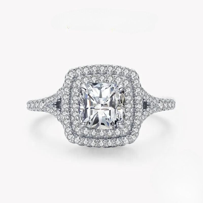 Anel Prata Celestial com Zircônias