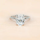 Anel Solitário Moissanite