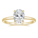 Anel Solitário Moissanite