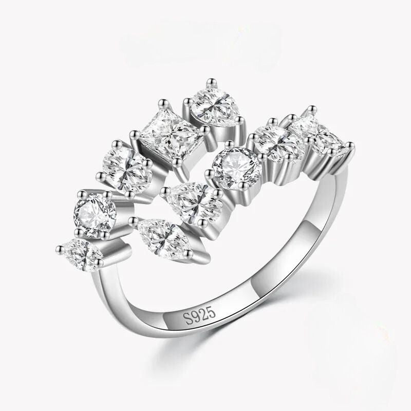 Anel Prata Ajustável