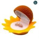 Anel Rapunzel Ajustável + Caixa Girassol Personalizada - Enrolados