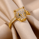 Anel Leopardo Vantage - Banhado a Ouro | Lançamento 2024