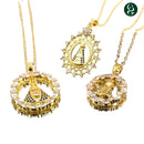 Colar de Cristal - Nossa Senhora Aparecida | Banhado a Ouro 18K