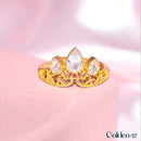 Anel Rapunzel Ajustável + Caixa Girassol Personalizada - Enrolados