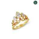 Anel Rapunzel Ajustável + Caixa Girassol Personalizada - Enrolados