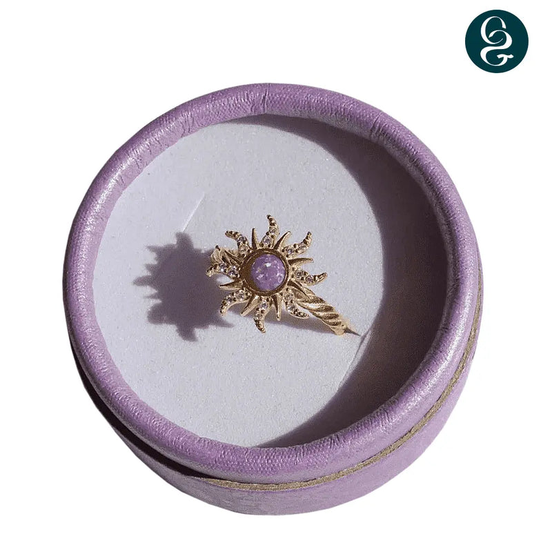 Anel Giratório Sol da Rapunzel