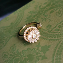 Anel Girassol Giratório - Ajuda em sua Ansiedade