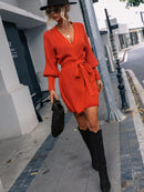 Vestido Charlotte Tricot Transpasse