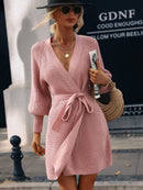 Vestido Charlotte Tricot Transpasse