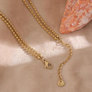 Colar Duplo com Zircônias Cúbicas