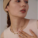 Colar Duplo com Zircônias Cúbicas