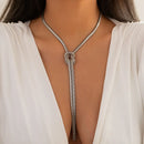 Colar Nó Traçado Banhado a Ouro