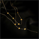 Colar Gravatinha com Corações