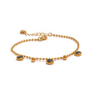 Conjunto de Colar e Pulseira Com Zircônias Cúbicas