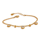 Conjunto de Colar e Pulseira Com Zircônias Cúbicas