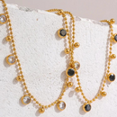 Conjunto de Colar e Pulseira Com Zircônias Cúbicas