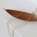 Colar Duplo Banhado a Ouro 18k